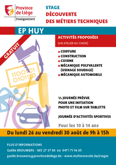 Stage d'été EP Huy