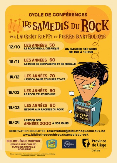 affiche des samedis du rock