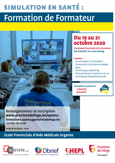 Nouvelle formation de formateur en simulation.