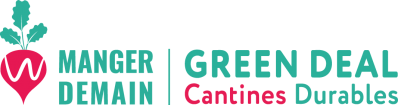 Logo Manger demain - Cantines durables