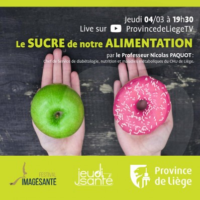 JeudiSanté en LIVE : Le sucre de notre alimentation