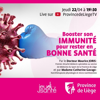 JeudiSanté en LIVE : Booster son immunité pour rester en bonne santé