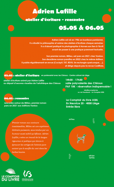 Rencontre et atelier d'écriture