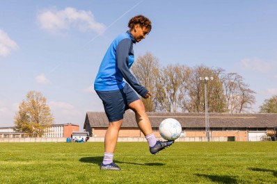 Mallauryn Boucher, élève de la section football de l’IPES Hesbaye