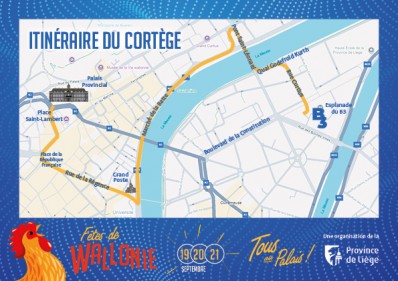 cortège folklorique des Fêtes de Wallonie