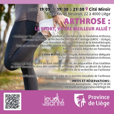 Arthrose : le sport, votre meilleur allié ?