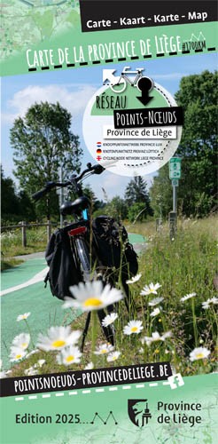 Sortie de l’édition 2025 de la carte du réseau points-nœuds cyclable