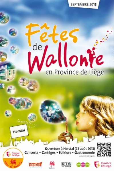 Fêtes de Wallonie en Province de Liège, édition 2013