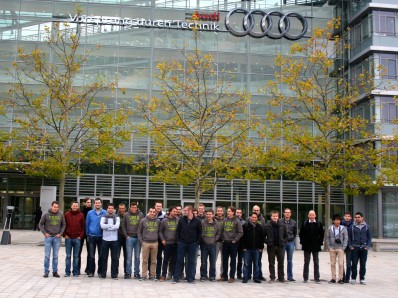 Dans le cadre de la découverte du monde des entreprises, les étudiants du Master en Sciences de l'Ingénieur industrile ont effectué un voyage de fin d’études en Allemagne du 27 au 31 octobre 2014.