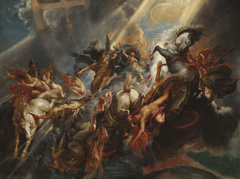 The Fall of Phaeton, 1604, in the National Gallery of Art in Washington, D.C.