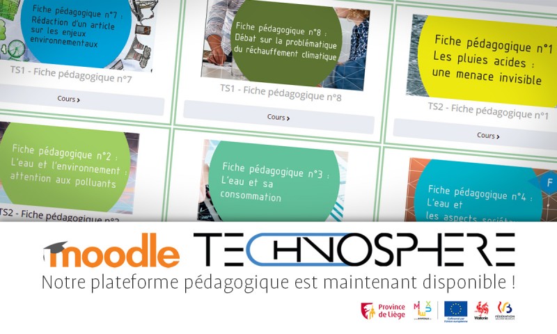 Plate-forme pédagogique Technosphère sur Moodle