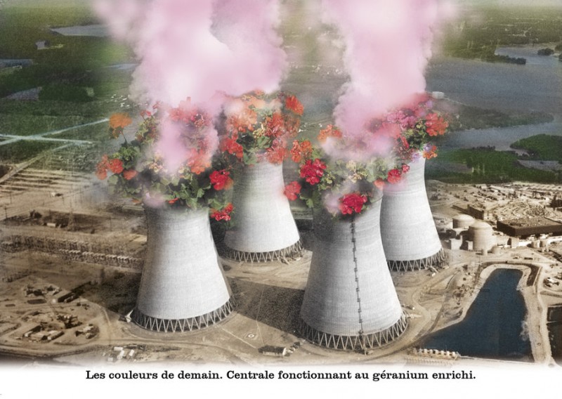 Les Couleurs de demain. Centrale fonctionnant au géranium enrichi