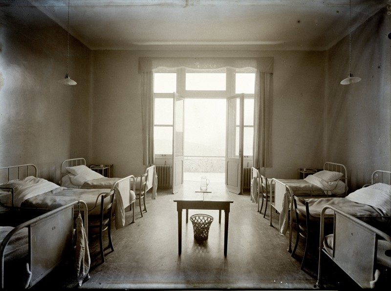 Sanatorium de Borgoumont, vue intérieure