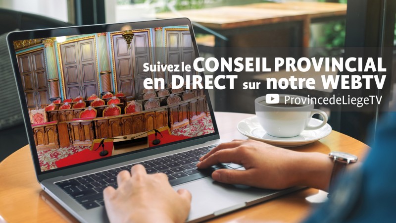 Suivez le Conseil provincial de Liège en direct