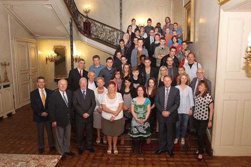 Mise à l'honneur des élèves au Palais Provincial