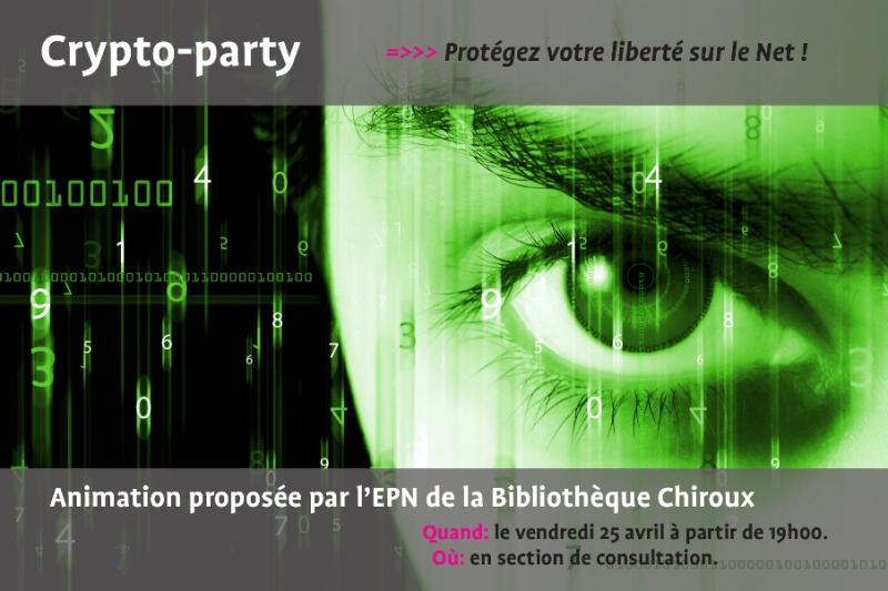 Cryptoparty à Liège - Semaine numérique à la bibliothèque Chiroux