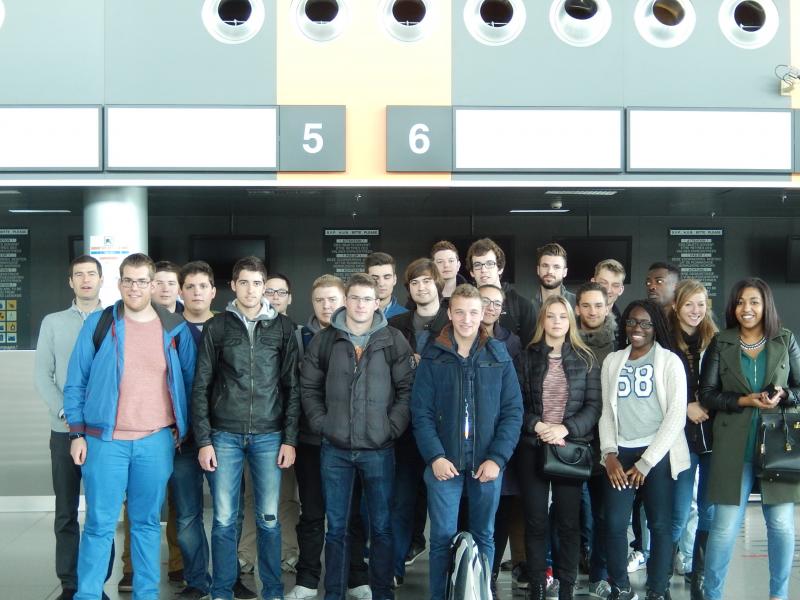 Les étudiants en Gestion des transports et Logistique d'entreprise ont visité plusieurs infrastructures de transport au sein de l’agglomération liégeoise