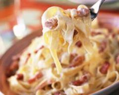 Tagliatelles carbonara