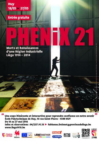 L'expo PHENIX 21 à l'Ecole Polytechnique de Huy