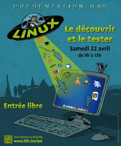 Linux Presentation Day, Liège, Belgique