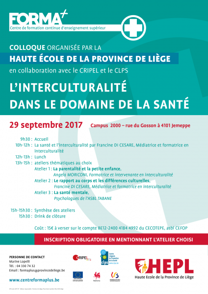 Colloque : L'interculturalité dans le domaine de la santé