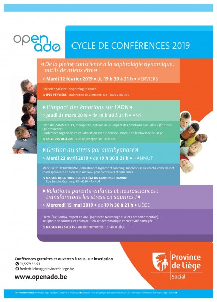 Cycle de conférences 2019