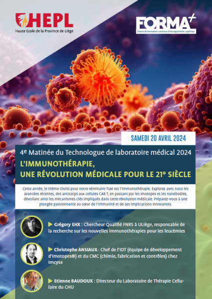 4e matinée du Technologue de laboratoire médical 2024