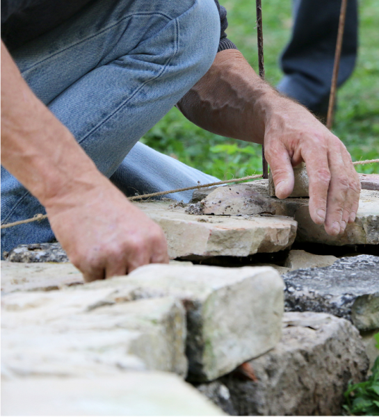 Mur en pierres sèches
